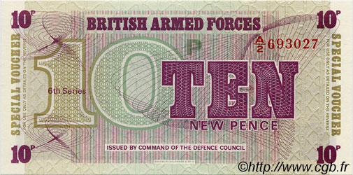 10 New Pence ENGLAND  1972 P.M048 UNC