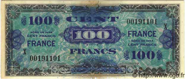 100 Francs FRANCE Spécimen FRANCE  1944 VF.25.11Sp TB à TTB