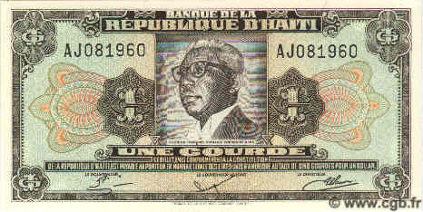 1 Gourde HAITI  1984 P.239 UNC