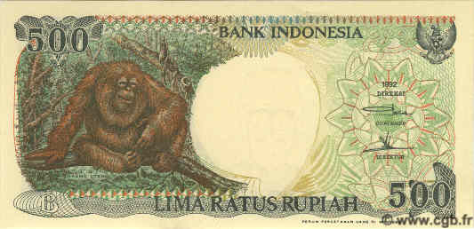 500 Rupiah INDONESIEN  1992 P.128 ST