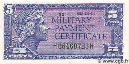5 Cents UNITED STATES OF AMERICA  1964 P.M050 UNC