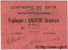 2 Francs TUNISIA  1916 P.-- q.FDC