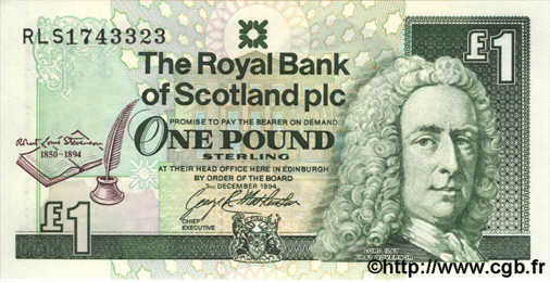 1 Pound SCOTLAND  1994 P.358 FDC