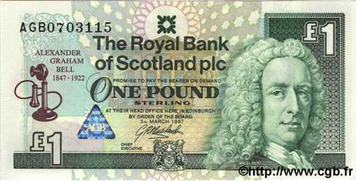 1 Pound SCOTLAND  1997 P.359 UNC