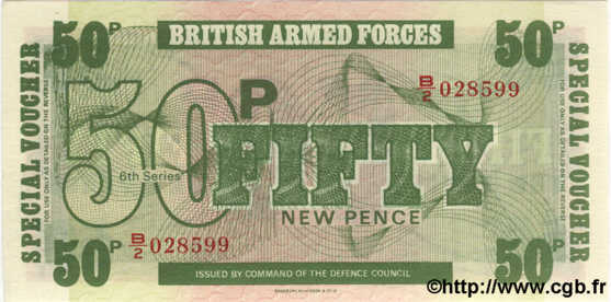 50 New Pence ENGLAND  1972 P.M49 UNC