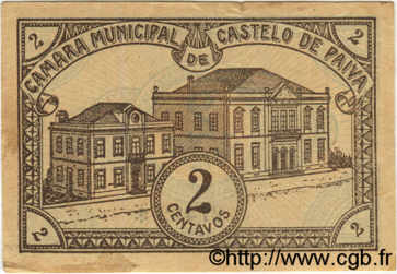 2 Centavos PORTUGAL Castelo De Paiva 1918  SS