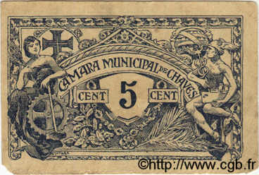 5 Centavos PORTOGALLO Chaves 1918  MB