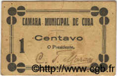 1 Centavo PORTUGAL Cuba 1920  VF