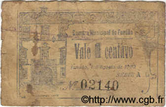 1 Centavo PORTUGAL Fundao 1920  G