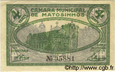 4 Centavos PORTUGAL Matosinhos 1918  MBC
