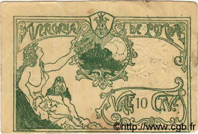 10 Centavos PORTUGAL Pombal 1920  MBC