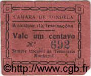 1 Centavo PORTUGAL Tondela 1920  VF