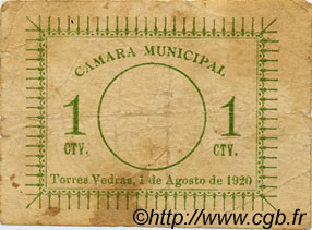 1 Centavo PORTUGAL Torres Vedras 1920  F