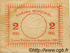 2 Centavos PORTUGAL Torres Vedras 1920  fSS