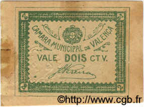 2 Centavos PORTUGAL Valenca 1920  BC