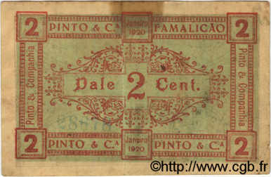 2 Centavos PORTUGAL Famalicao, Pinto & C. 1920  F