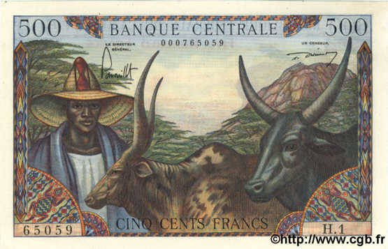 500 Francs CAMEROUN  1962 P.11 NEUF