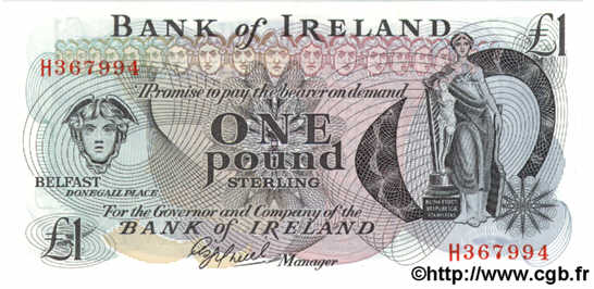 1 Pound IRLANDE DU NORD  1980 P.065 NEUF