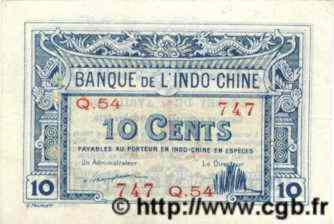 10 Cents INDOCHINE FRANÇAISE  1922 P.044 TTB+