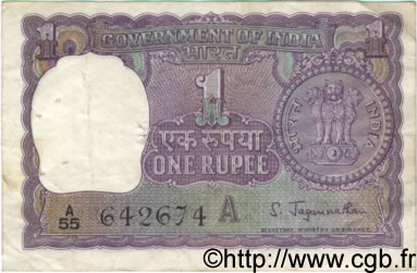 1 Rupee INDIEN
  1967 P.077b fSS