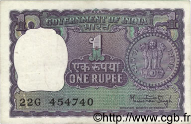 1 Rupee INDIA
  1978 P.077v MBC