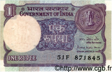 1 Rupee INDIEN
  1984 P.078Aa VZ
