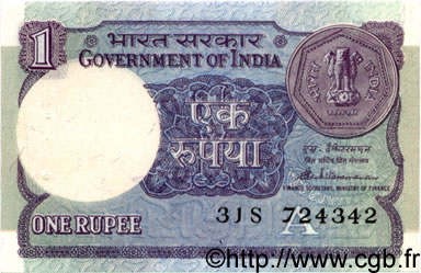 1 Rupee INDIA  1986 P.078Ac XF - AU