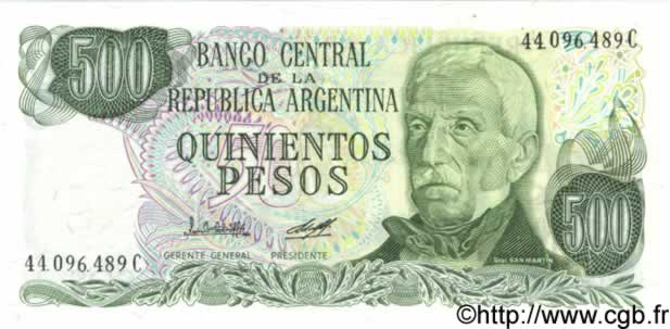 500 Pesos  ARGENTINE  1982 P.303b NEUF