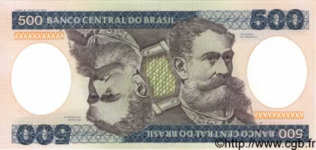 500 Cruzeiros BRASIL  1985 P.200b FDC