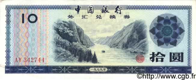 10 Yuan CHINE  1979 P.FX5 SPL