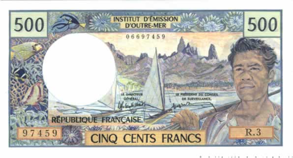 500 Francs  TAHITI  1985 P.25 NEUF