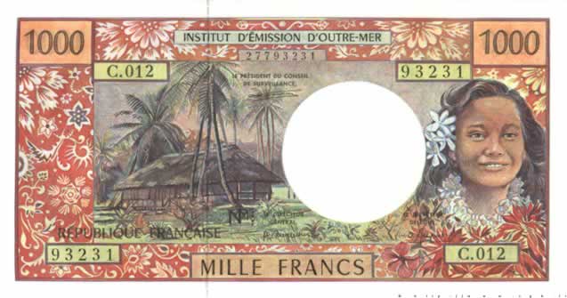 1000 Francs  POLYNÉSIE, TERRITOIRES D OUTRE MER  1996 P.02 NEUF