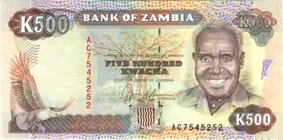 500 Kwacha ZAMBIE  1991 P.35 NEUF