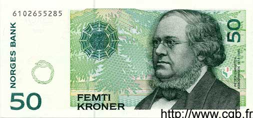 50 Kroner NORVÈGE  1999 P.46b ST