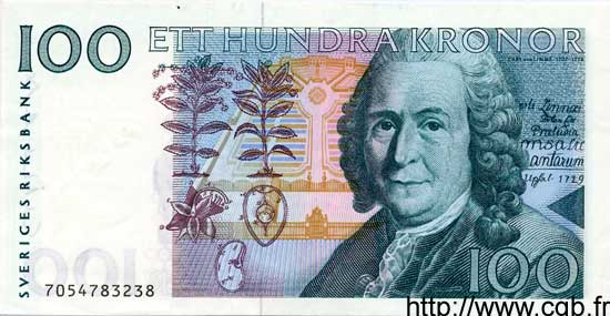 100 Kronor SUÈDE  1987 P.57a SPL