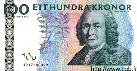 100 Kronor SUÈDE  2001 P.- pr.SPL