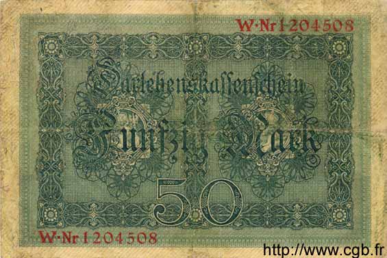 50 Mark DEUTSCHLAND  1914 P.049b S