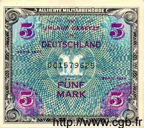 5 Mark GERMANY  1944 P.193a UNC-
