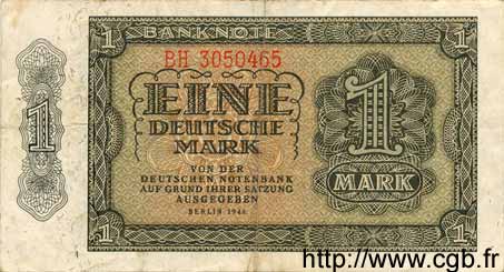 1 Deutsche Mark REPúBLICA DEMOCRáTICA ALEMANA  1948 P.09b BC