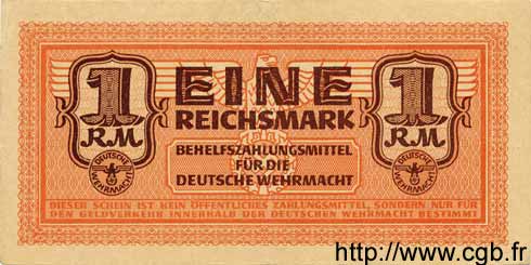 1 Reichsmark GERMANY  1942 P.M36 AU