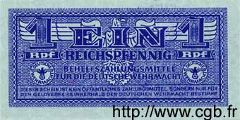 1 Reichspfennig GERMANY  1942 P.M19 (Grèce) UNC-