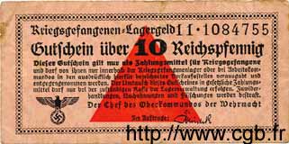 10 Reichspfennig GERMANY  1939 R.516 VF