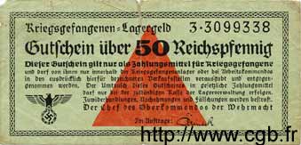 50 Reichspfennig GERMANY  1939 R.517 F