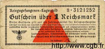 1 Reichsmark GERMANY  1939 R.518 VG