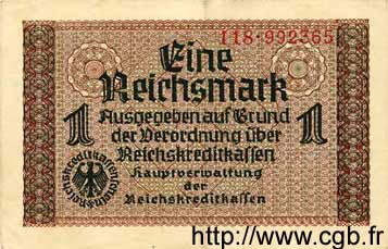 1 Reichsmark GERMANY  1940 P.R136 VF