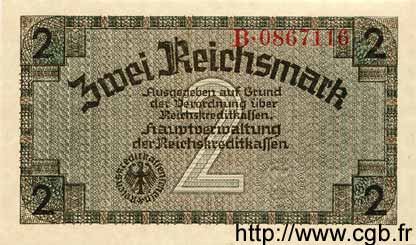2 Reichsmark GERMANY  1940 P.R137a UNC-
