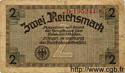 2 Reichsmark GERMANIA  1940 P.R137b q.MB