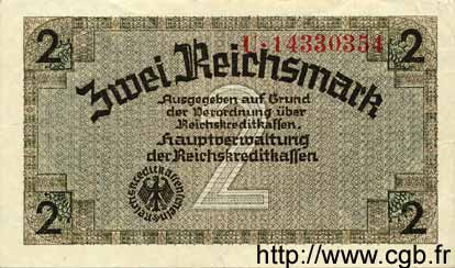 2 Reichsmark DEUTSCHLAND  1940 P.R137b fVZ