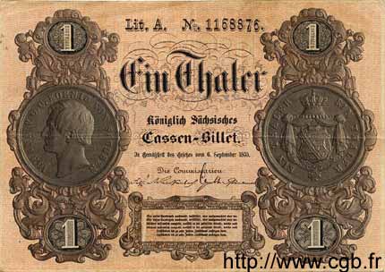 1 Thaler GERMANY  1855 PS.0624 VF+