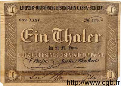 1 Thaler GERMANIA Leipzig 1838 PS.0678 q.BB